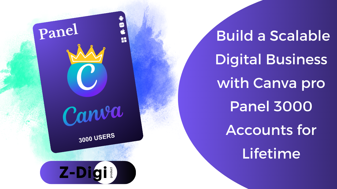 Canva pro Panel 3000 Accounts