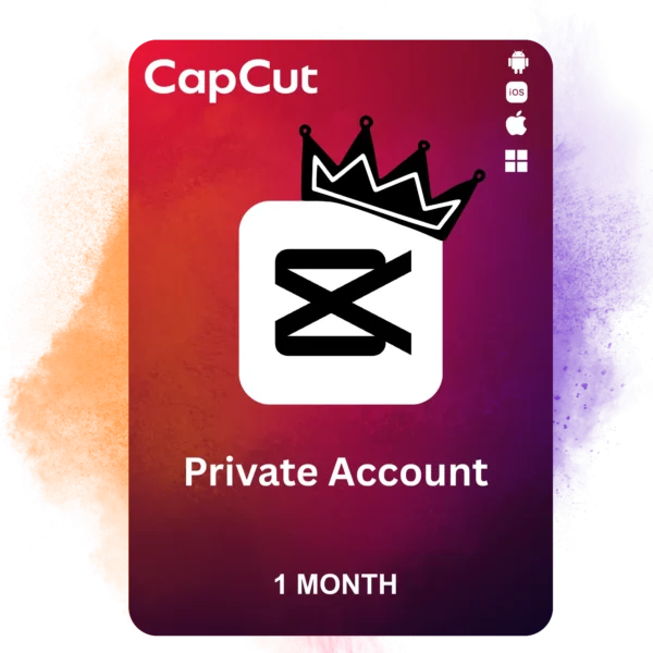 CapCut Pro Private Account 1 Month | Quick Delivery