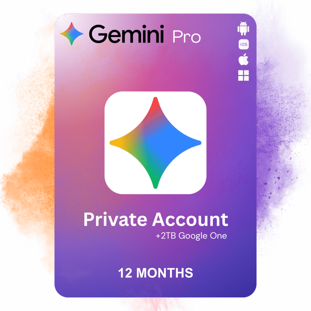 Gemini AI Pro + 2TB Google One Storage for 1 Year | Google AI Pro