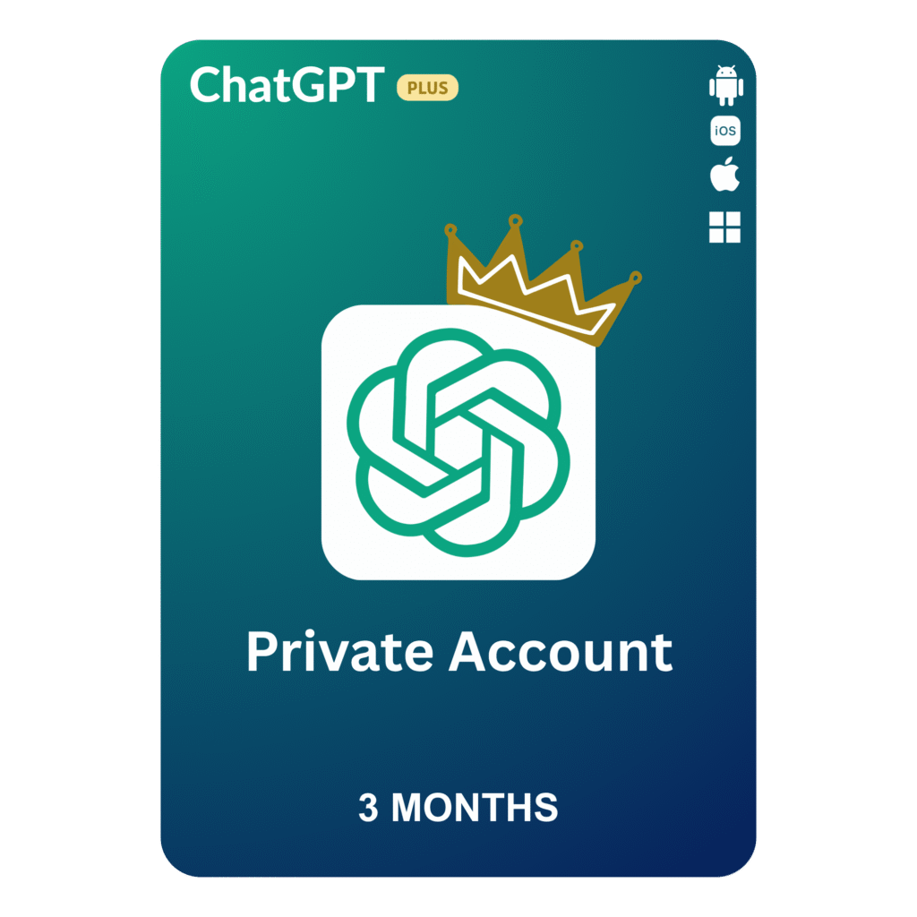 ChatGPT Plus Private Account 3 Month | Quick Delivery