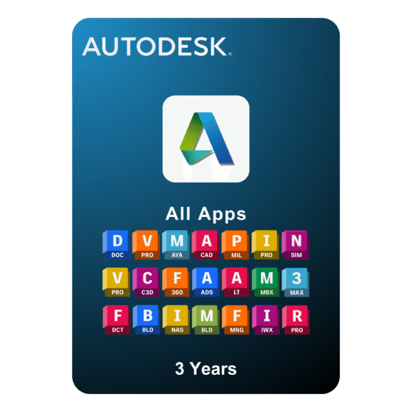 Autodesk All Apps Subscription 3 Years | Original Global License