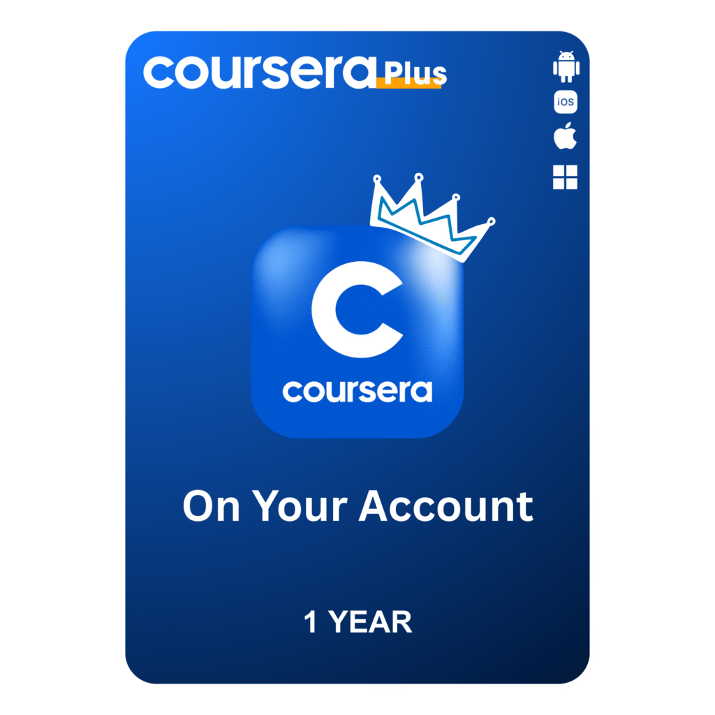 Coursera Plus 1 Year On Your Account – Instant Activation