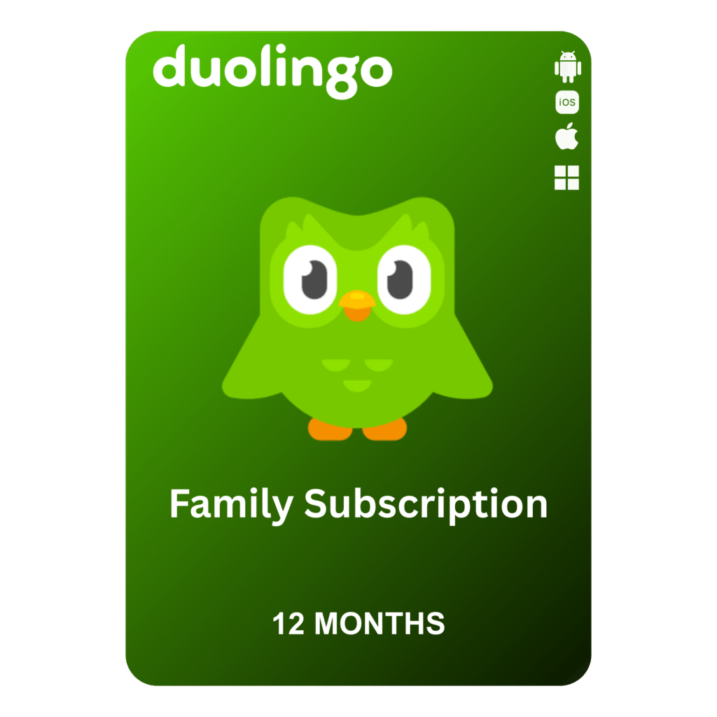 Duolingo Family Subscription 12 Months – Owner Account