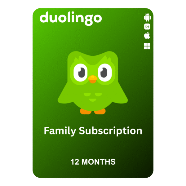 Duolingo Family Subscription 12 Months – Owner Account